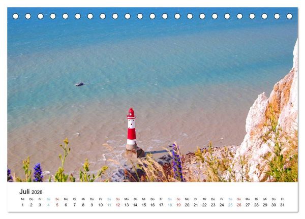 Produktbild: East Sussex (Tischkalender 2026 DIN A5 quer), CALVENDO Monatskalender