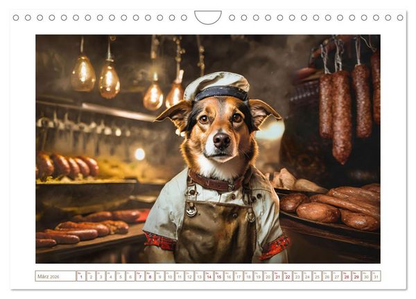 Produktbild: Wenn Hunde arbeiten (Wandkalender 2026 DIN A4 quer), CALVENDO Monatskalender