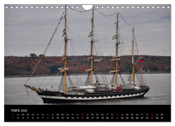 Produktbild: Navires du Saint-Laurent (Calendrier mural 2026 DIN A4 vertical), CALVENDO calendrier mensuel
