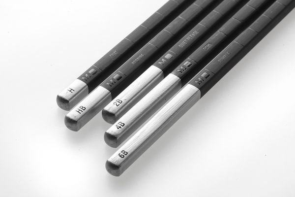 Produktbild: Moleskine Zeichenstift-Set, 5 Bleistifte