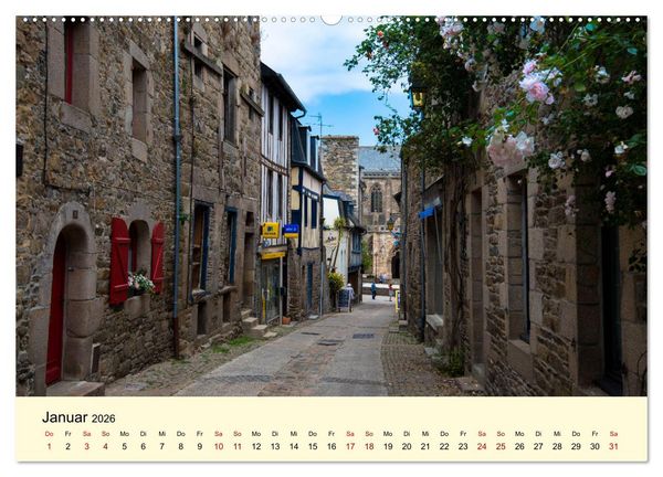 Produktbild: Einzigartige C&ocirc;te Granit Rose (Wandkalender 2026 DIN A2 quer), CALVENDO Monatskalender