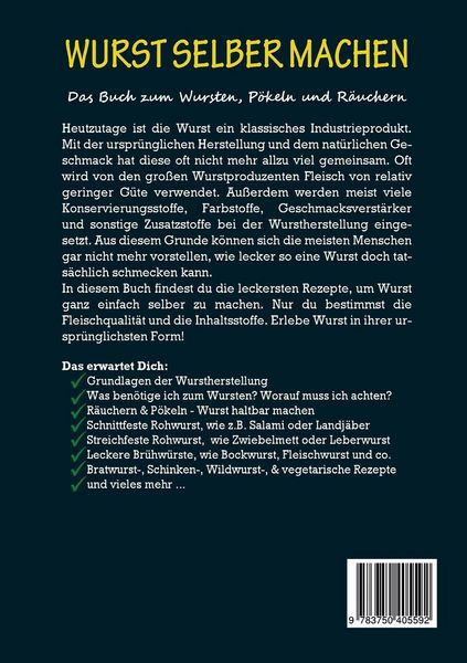 Produktbild: Wurst selber machen wie die Profis: Das Buch zum Wursten, P&ouml;keln und R&auml;uchern