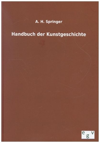 Produktbild: Handbuch der Kunstgeschichte