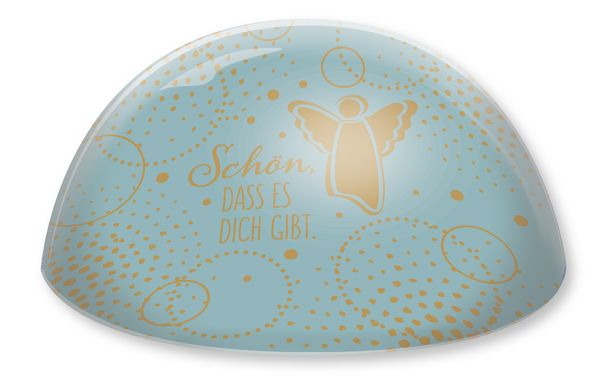 Produktbild: GlasMoment "Sch&ouml;n, dass es dich gibt" 8 x 3,8 cm