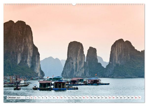 Produktbild: Vietnam - Momente einer Reise (Wandkalender 2027 DIN A2 quer), CALVENDO Monatskalender
