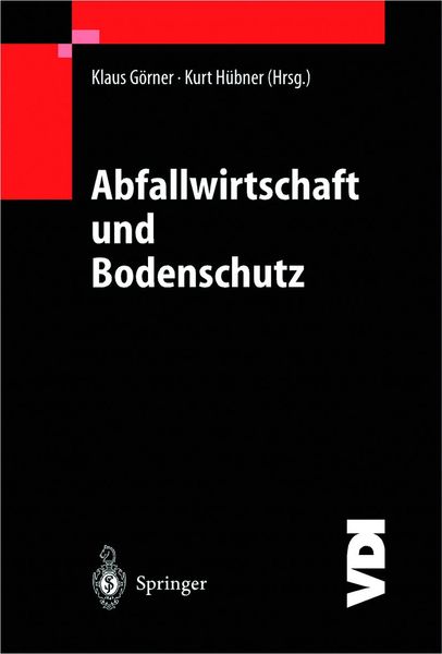 Produktbild: Abfallwirtschaft und Bodenschutz