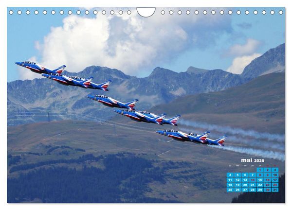 Produktbild: Les ailes fran&ccedil;aises au-dessus des cimes (Calendrier mural 2026 DIN A4 vertical), CALVENDO calendrier mensuel
