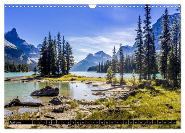 Produktbild: West-Kanada (Wandkalender 2026 DIN A3 quer), CALVENDO Monatskalender