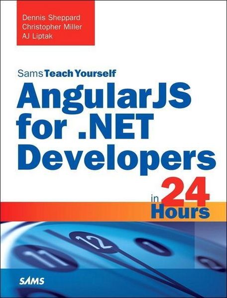 Produktbild: Angularjs for .Net Developers in 24 Hours, Sams Teach Yourself
