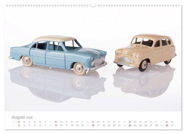 Produktbild: Dinky Toys Spielzeugautos (Wandkalender 2026 DIN A2 quer), CALVENDO Monatskalender