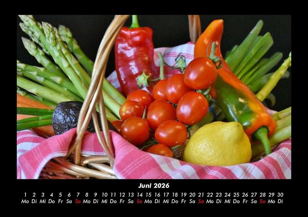 Produktbild: Gem&uuml;sekalender 2026 Fotokalender DIN A3