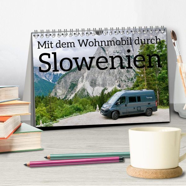 Produktbild: Mit dem Wohnmobil durch Slowenien (Tischkalender 2026 DIN A5 quer), CALVENDO Monatskalender