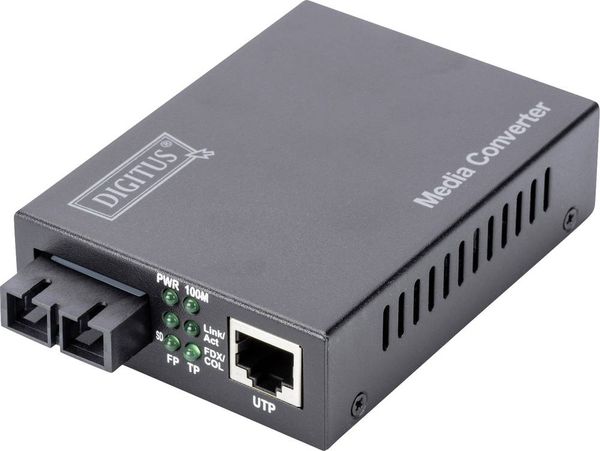 Digitus DN-82020-1 LAN, SC Simplex Netzwerk-Medienkonverter 100 MBit/s