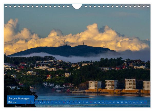 Produktbild: Sehnsuchtsh&auml;fen in der Nacht (Wandkalender 2026 DIN A4 quer), CALVENDO Monatskalender