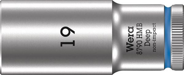 Produktbild: Wera 05004541001 Steckschl&uuml;sseleinsatz 19mm 1 St&uuml;ck 3/8\"