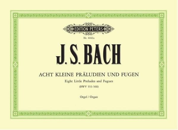 Produktbild: 8 kleine Pr&auml;ludien und Fugen BWV 553-560