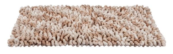 Produktbild: Badteppich Mod. Lerici, weiss-beige, Polyester/Baumwolle, 60x90 cm, rutschhemmend beschichtet,