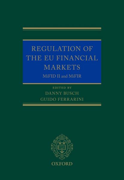 Produktbild: Regulation of the EU Financial Markets
