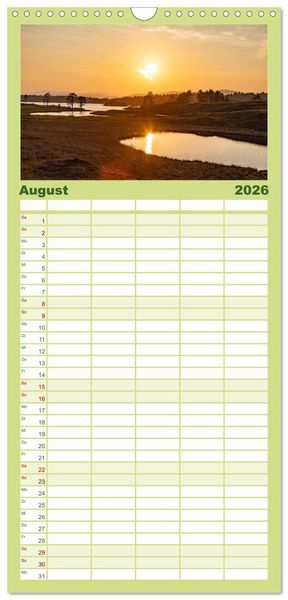 Produktbild: Familienplaner 2026 - Wir sehen uns in Irland - Ring of Beara und Ring of Kerry mit 5 Spalten (Wandkalender, 21 x 45 cm) CALVENDO