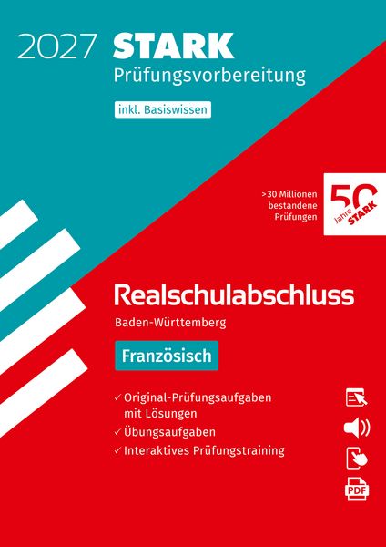 Produktbild: STARK Franz&ouml;sisch - Realschulabschluss 2027 BW - Pr&uuml;fungsvorbereitung