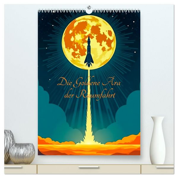 Produktbild: Die Goldene &Auml;ra der Raumfahrt (hochwertiger Premium Wandkalender 2027 DIN A2 hoch), Kunstdruck in Hochglanz
