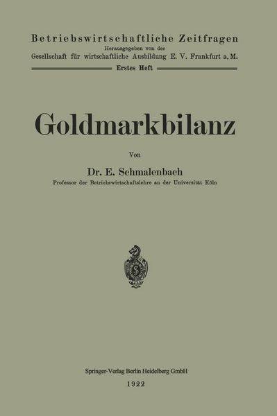 Produktbild: Goldmarkbilanz