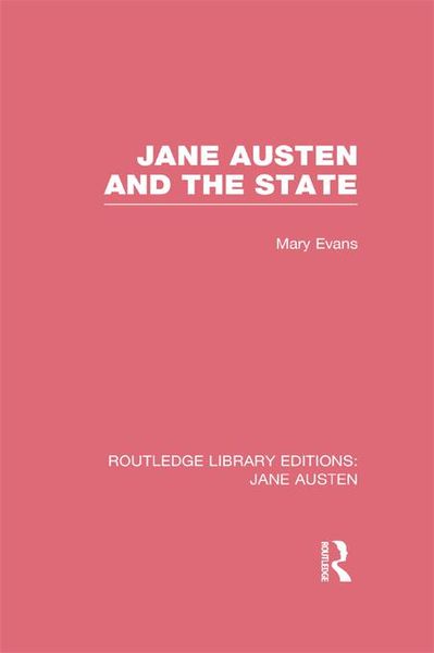Produktbild: Jane Austen and the State (RLE Jane Austen)