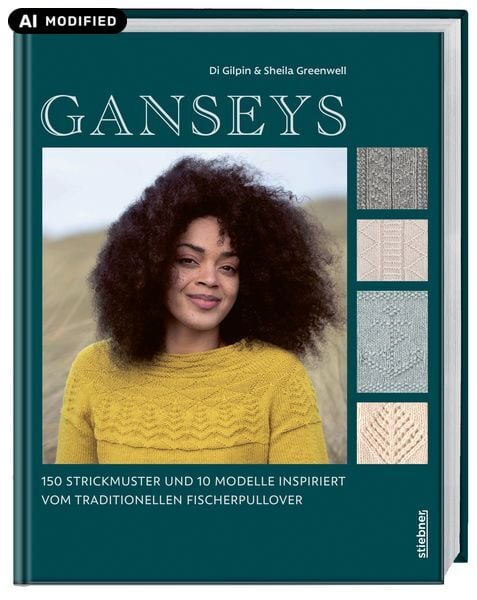 Produktbild: Ganseys. 150 Strickmuster und 10 Modelle inspiriert vom traditionellen Fischerpullover