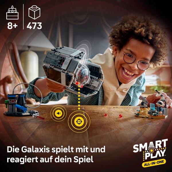 Produktbild: Star Wars 75421 SMART Play: Darth Vaders TIE Fighter, Spielzeug ab 8