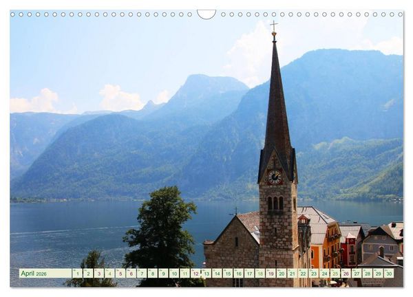 Produktbild: Hallstatt, Marktgemeinde am Hallst&auml;tter See (Wandkalender 2026 DIN A3 quer), CALVENDO Monatskalender