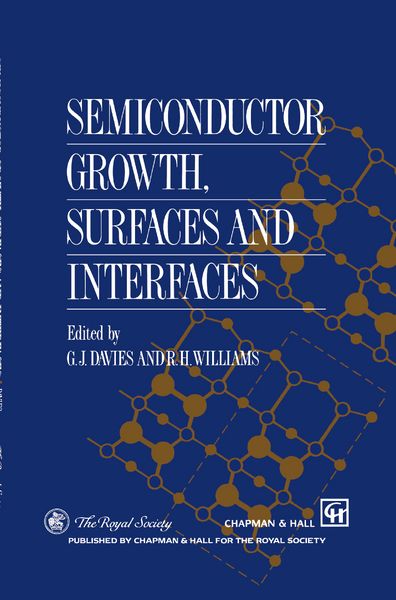 Produktbild: Semiconductor Growth, Surfaces and Interfaces