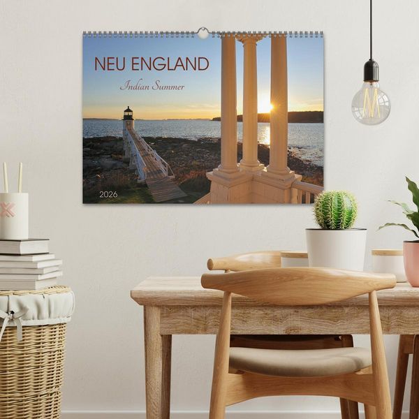 Produktbild: Neu England, Indian Summer (Wandkalender 2026 DIN A3 quer), CALVENDO Monatskalender