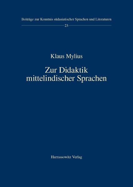 Produktbild: Zur Didaktik mittelindischer Sprachen