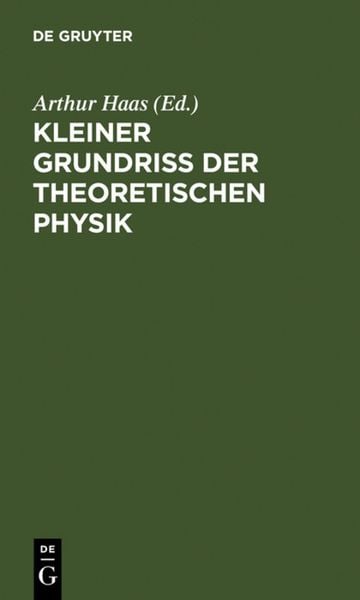 Produktbild: Kleiner Grundriss der theoretischen Physik