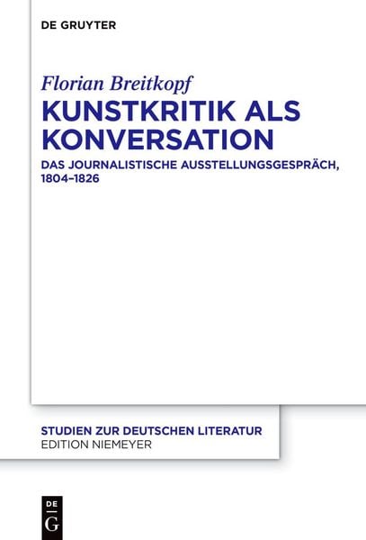 Produktbild: Kunstkritik als Konversation
