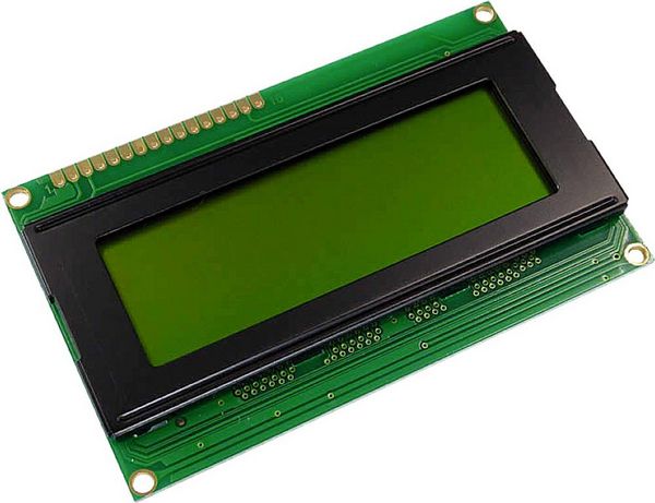 Produktbild: Display Elektronik LCD-Display 20 x 4 Pixel (B x H x T) 98 x 60 x 6.6mm DEM20485SYH