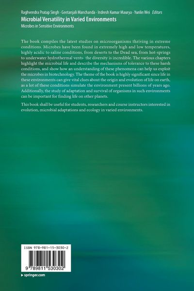 Produktbild: Microbial Versatility in Varied Environments