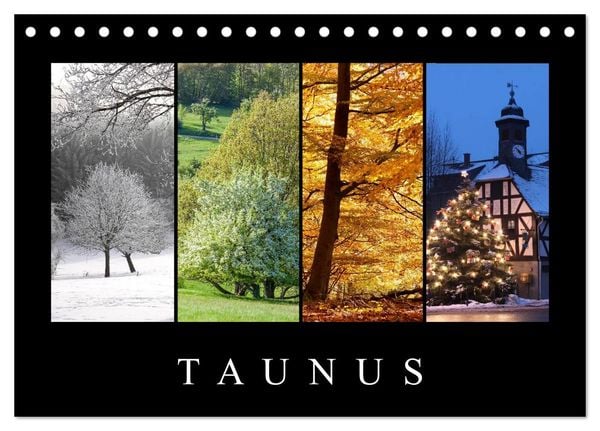 Taunus (Tischkalender 2026 DIN A5 quer), CALVENDO Monatskalender