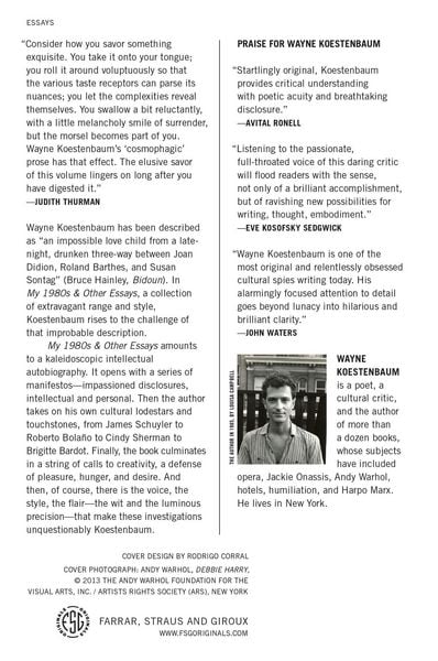 Produktbild: My 1980s and Other Essays