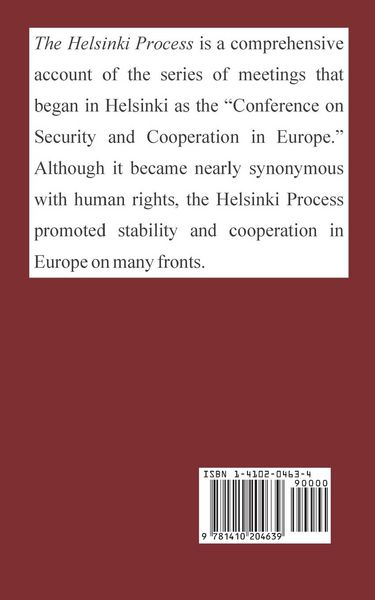 Produktbild: The Helsinki Process