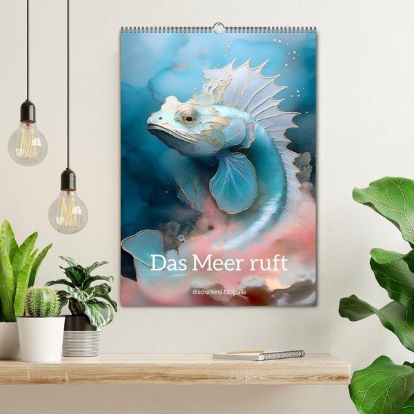 Produktbild: Das Meer ruft (Wandkalender 2026 DIN A2 hoch), CALVENDO Monatskalender