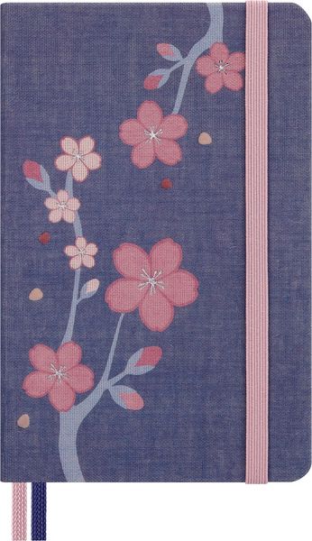 Produktbild: Moleskine Sakura Notizbuch limitierte Ausgabe, P/A6, fester Einband, liniert, ohne Box