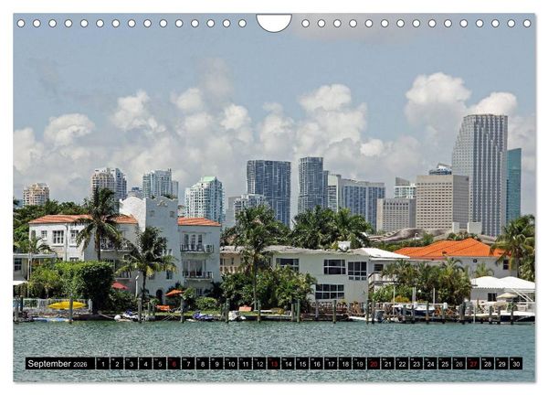 Produktbild: MIAMI (Wandkalender 2026 DIN A4 quer), CALVENDO Monatskalender