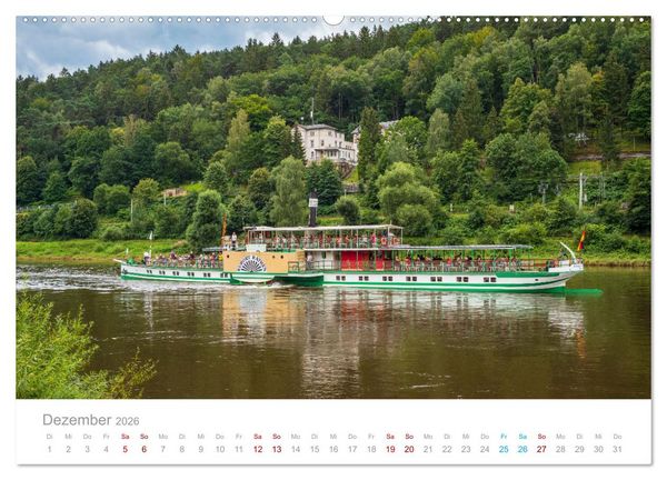 Produktbild: Sachsen - Eine stimmungsvolle Wanderung in Bildern (Wandkalender 2026 DIN A2 quer), CALVENDO Monatskalender