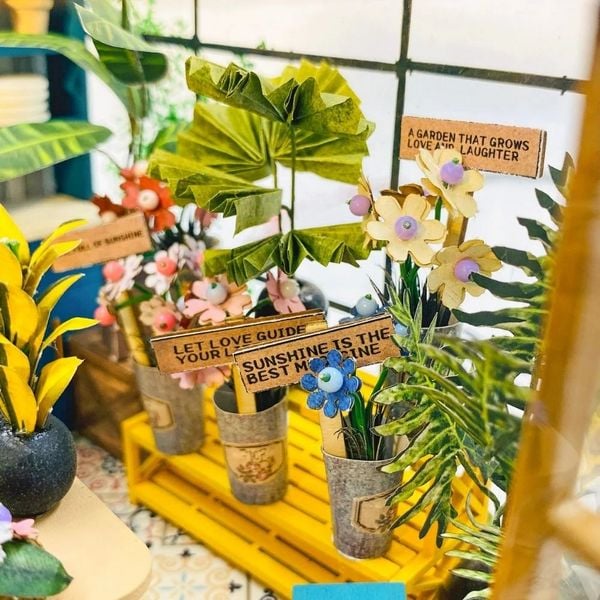 Produktbild: Book Nook DIY B&uuml;cherecke Sonniges Gew&auml;chshaus