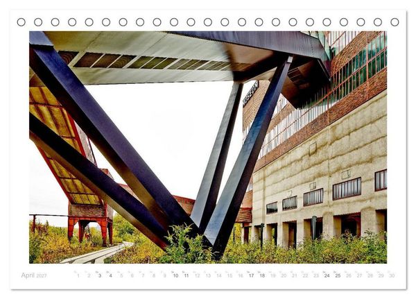 Produktbild: Zeche Zollverein. Weltkulturerbe. (Tischkalender 2027 DIN A5 quer), CALVENDO Monatskalender