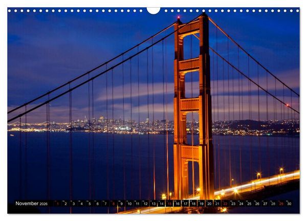 Produktbild: Blickpunkte der USA (Wandkalender 2026 DIN A3 quer), CALVENDO Monatskalender