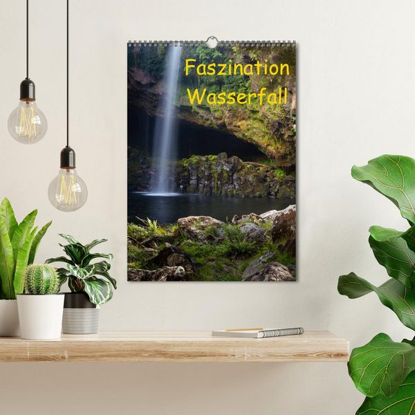 Produktbild: Faszination Wasserfall (Wandkalender 2026 DIN A3 hoch), CALVENDO Monatskalender