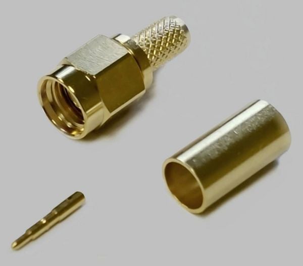 Produktbild: BKL Electronic 0409075 0409075 SMA-Steckverbinder Stecker, gerade 50Ω 1St.