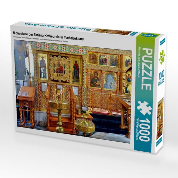 Produktbild: CALVENDO Puzzle Ikonostase der Tatiana-Kathedrale in Tscheboksary 1000 Teile Lege-Gr&ouml;&szlig;e 640 x 480 cm Foto-Puzzle Bild von Henning von L&ouml;wis of Menar
